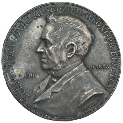 Medal - Royal academy of science Arctic zoologist and researcher - Sven Ludvig Lovén front