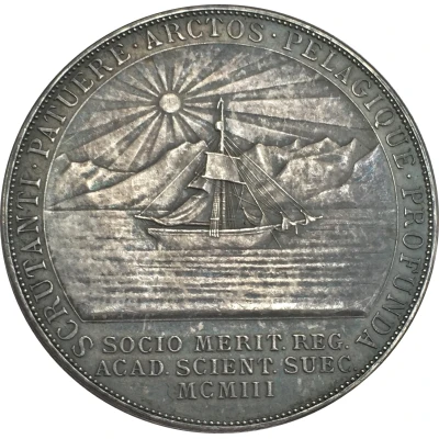 Medal - Royal academy of science Arctic zoologist and researcher - Sven Ludvig Lovén back