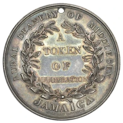 Medal - Rural Deanery of Middlesex Token of Approbation ND front