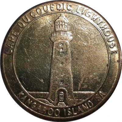 Medal - SA - Cape Du Couedic Lighthouse (Tourist Souvenir) ND front