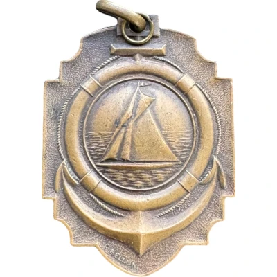 Medal - Sailing regatta award medal front