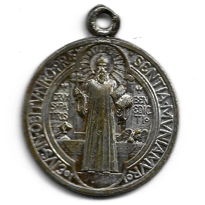 Medal - Saint Benedict ND front