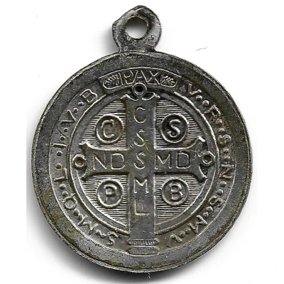 Medal - Saint Benedict ND back