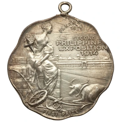 Medal - Second Philippine Exposition First Prize front