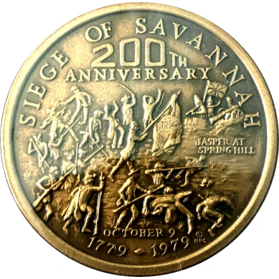 Medal - Siege of Savannah front