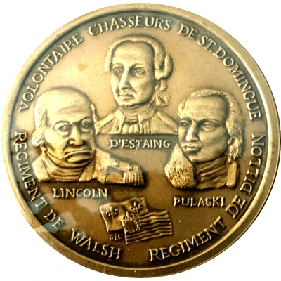 Medal - Siege of Savannah back