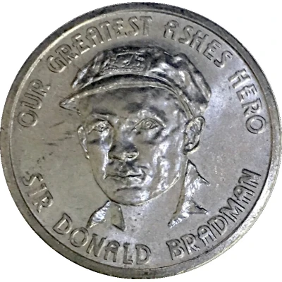 Medal - Sir Donald Bradman - Our Greatest Ashes Hero (Personality Medal) ND front