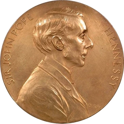 Medal - Sir John Pope Hennessy front