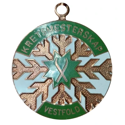 Medal - Skiing Kretsmesterskap (Vestfold) ND front