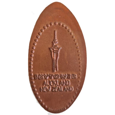 Medal - Sky Tower (Elongated Coin) ND front