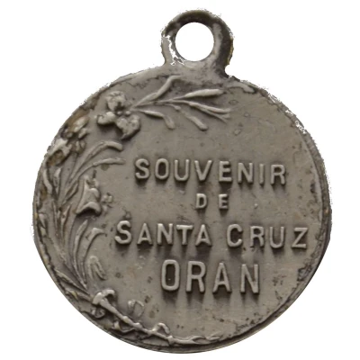 Medal - Souvenir de Santa Cruz ND back