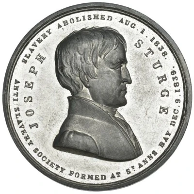 Medal - St. Ann’s Bay Anti-Slavery Society front