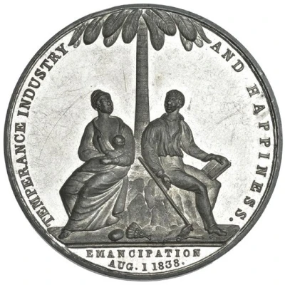 Medal - St. Ann’s Bay Anti-Slavery Society back