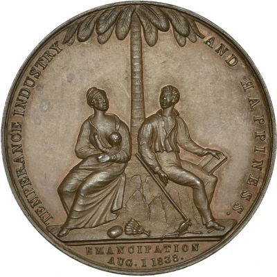 Medal - St. Ann’s Bay Anti-Slavery Society back