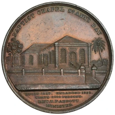 Medal - St. Ann's Bay Baptist Chapel front