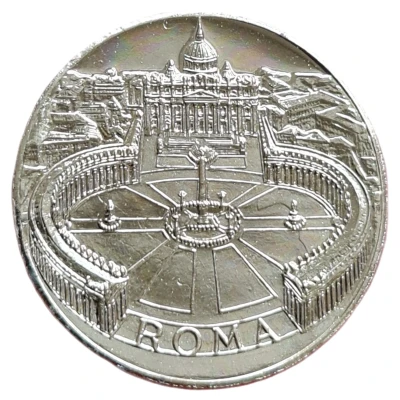 Medal - St. Francesco D'Assisi (St. Peter Square) ND back