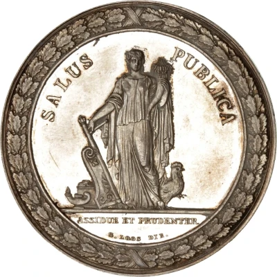 Medal - State Minister Ove Malling Silver back