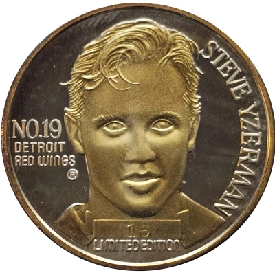 Medal - Steve Yzerman (150 Points) ND front