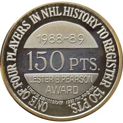 Medal - Steve Yzerman (150 Points) ND back