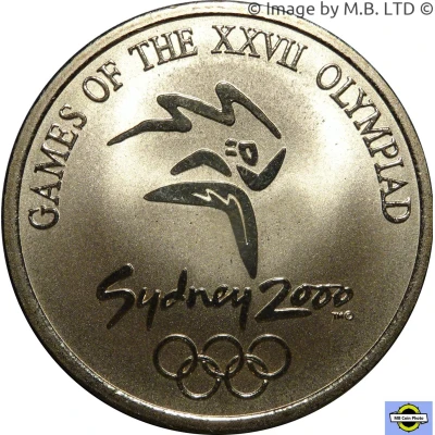 Medal - Subscriber Medallion Sydney 2000 Olympics $5 Coin Series front