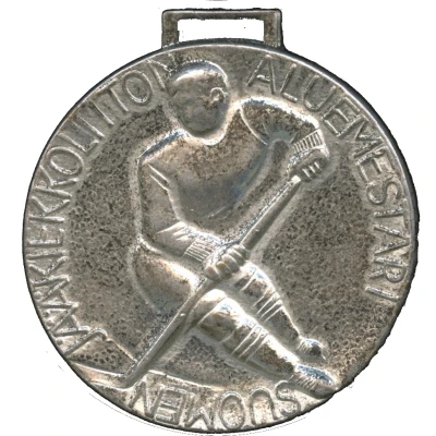 Medal - Suomen Jääkiekkoliiton Aluemestari (Uusimaa) ND front