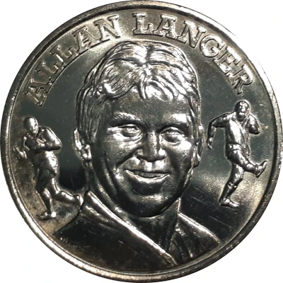 Medal - Superstars of League Allan Langer front