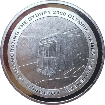 Medal - Sydney 2000 Olympics State Rail-CountryLink-CityRail back