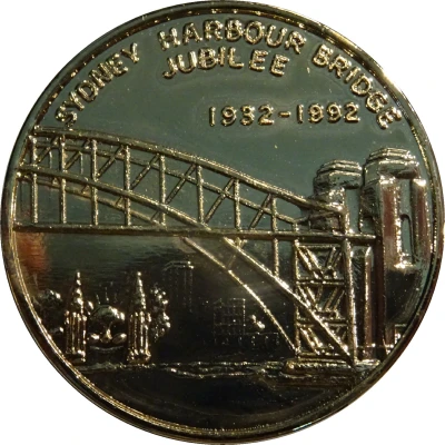 Medal - Sydney Harbour Bridge 60 Years Jubilee front