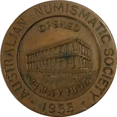 Medal - Sydney Mint Centenary Australian Numismatic Society front