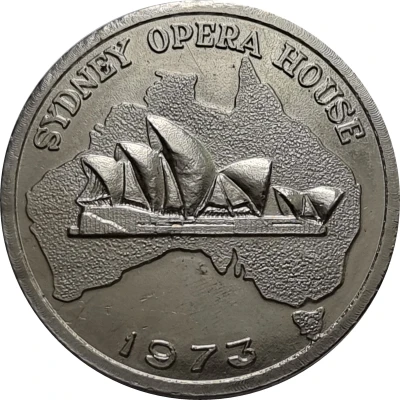 Medal - Sydney Opera House & Harbour Bridge front