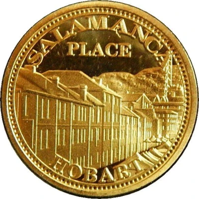 Medal - TAS - Hobart; Salamanca Place (Tourist Souvenir) ND front