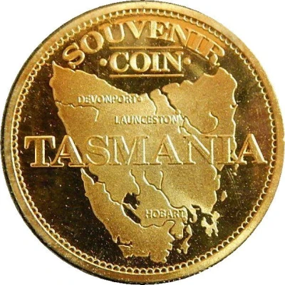 Medal - TAS - Hobart; Salamanca Place (Tourist Souvenir) ND back