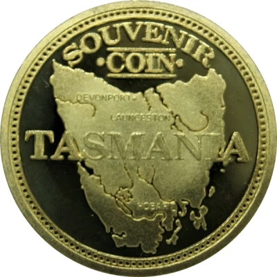 Medal - TAS - Tasmanian Devil (Tourist Souvenir) ND front