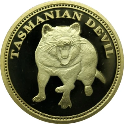 Medal - TAS - Tasmanian Devil (Tourist Souvenir) ND back