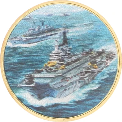 Medal (Task Force sails; Gold plated) ND back