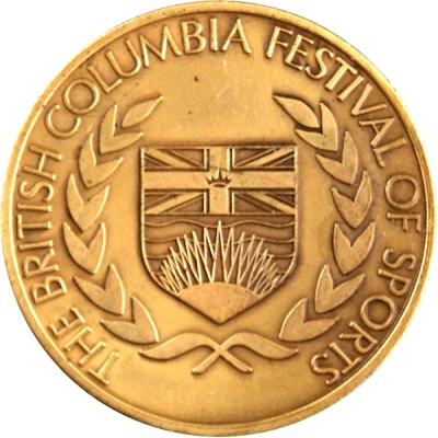 Medal - The British Columbia Festival of Sports ND front