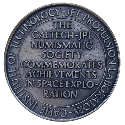 Medal - The Caltech - JPL Numismatic Society (Explorer) ND back