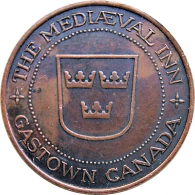 Medal - The Mediaeval Inn Vancouver, British Columbia ND front