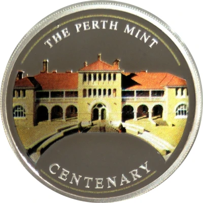 Medal - The Perth Mint Centenary Event Medal back