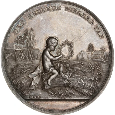 Medal - The fire of Copenhagen Silver front