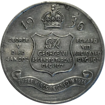 Medal - Three Kings of 1936 / British Industries Fair front
