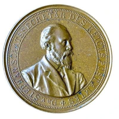 Medal - To the General Postmaster and State Secretary of the Reich Post Office Stephan Heinrich front
