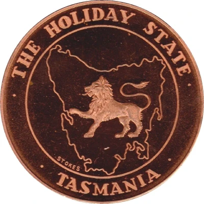 Medal - Tourist Dollar (Tasmania - Holiday State; Tourist Souvenir) ND front