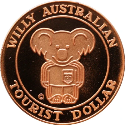 Medal - Tourist Dollar Willy - There's a Way to L.A.; Tourist Souvenir ND back