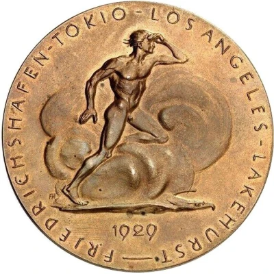 Medal - Travel around the world of the "LZ 127" Zeppelin back