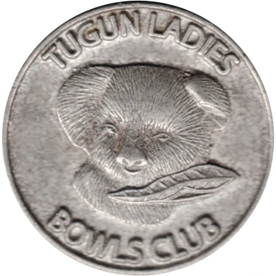 Medal - Tugun Ladies Bowls Club 40th Anniversary 2008 ND front