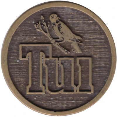 Medal - Tui - Established 1889 (Mangatainoka) ND front