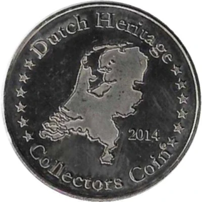 Medal - Tulip Holland Dutch Heritage Collectors Coin back
