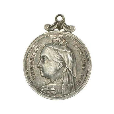 Medal - Victoria Adelaide Exhibition; silver, 23mm front