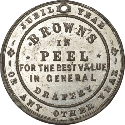 Medal - Victoria Brown’s Drapery, Peel back